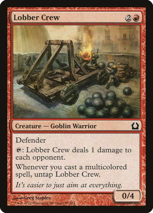 Lobber Crew Card Front