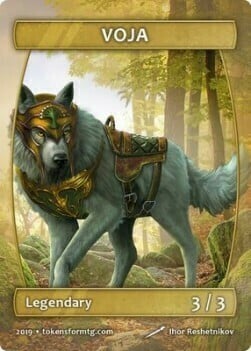Voja Wolf Card Front