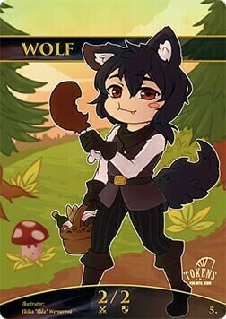 Wolf Card Front