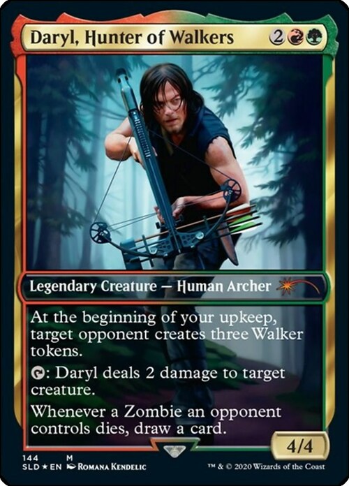 Daryl, Hunter of Walkers Card Front