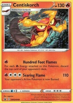 Centiskorch Card Front