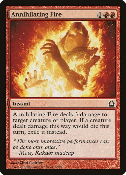 Annihilating Fire Card Front