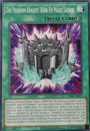 Lancio Alza-Rango-Magico dei Cavalieri Fantasma Card Front