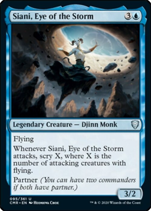 Siani, Eye of the Storm Card Front