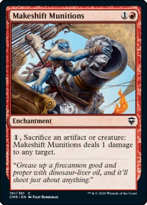 Makeshift Munitions Card Front