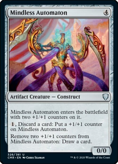 Mindless Automaton Card Front