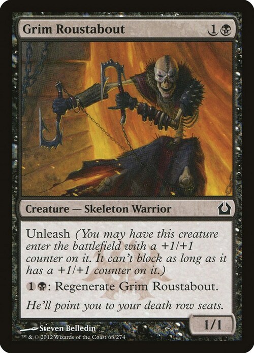 Grim Roustabout Card Front