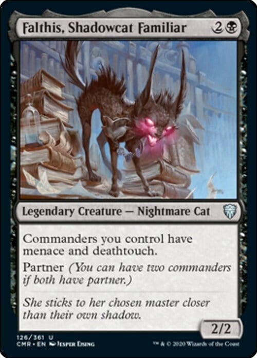 Falthis, Shadowcat Familiar Card Front