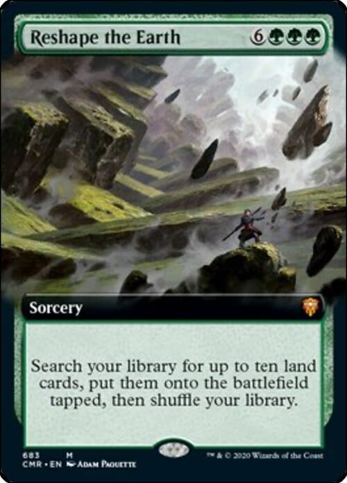 Reshape the Earth Card Front
