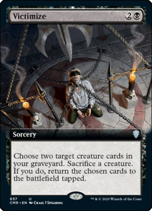 Victimize Card Front