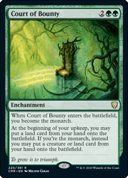 Court of Bounty Card Front