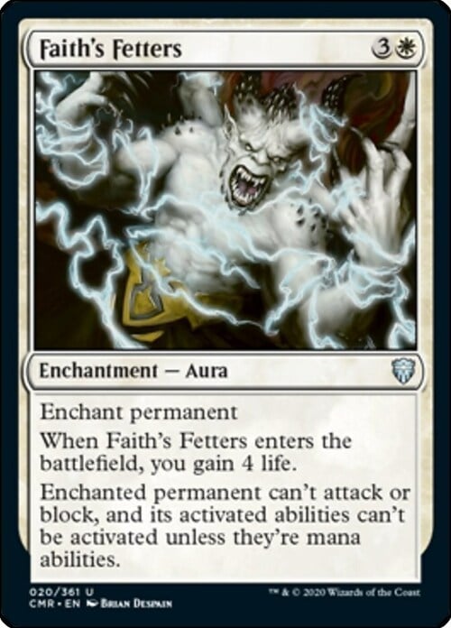 Faith's Fetters Card Front