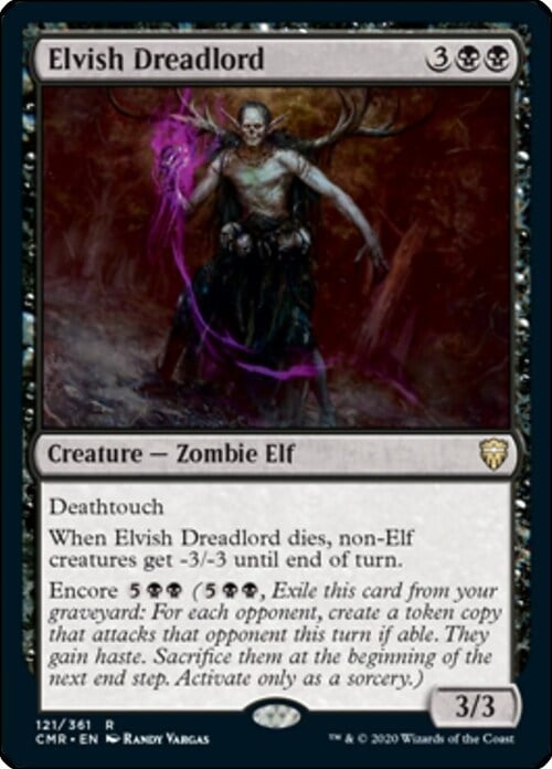 Elvish Dreadlord Card Front