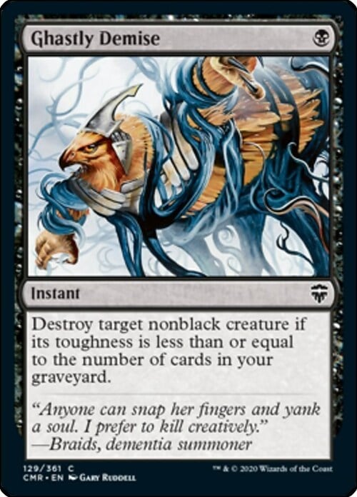 Ghastly Demise Card Front