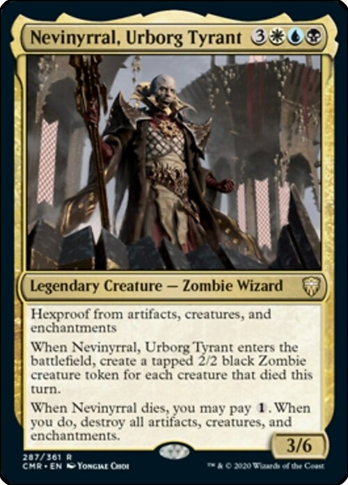 Nevinyrral, Urborg Tyrant Card Front