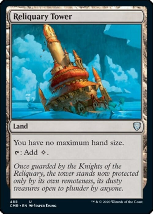 Reliquary Tower Card Front