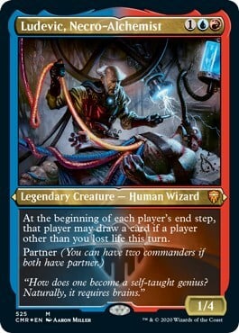 Ludevic, Necro-Alchemist Card Front
