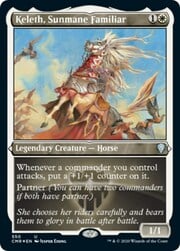 Keleth, Sunmane Familiar · Etched Foil 550