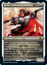 Livio, Oathsworn Sentinel · Etched Foil 551