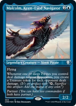 Malcolm, Keen-Eyed Navigator Card Front