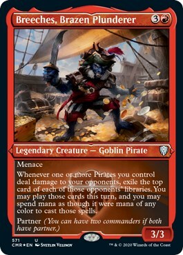 Breeches, Brazen Plunderer Card Front