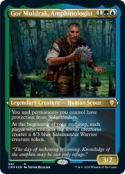 Gor Muldrak, Amphinologist · Etched Foil 597