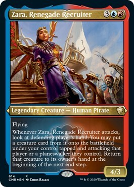 Zara, Renegade Recruiter Card Front
