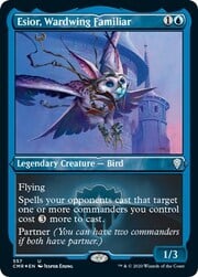 Esior, Wardwing Familiar · Etched Foil 557