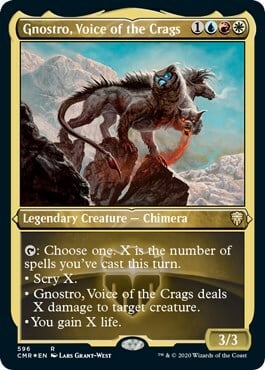 Gnostro, Voice of the Crags Card Front