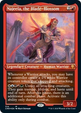 Najeela, the Blade-Blossom Card Front