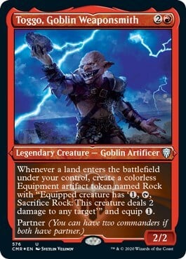 Toggo, Goblin Weaponsmith Card Front