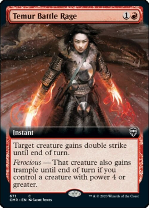 Temur Battle Rage Card Front