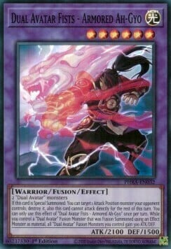 Dual Avatar Fists - Armored Ah-Gyo Card Front