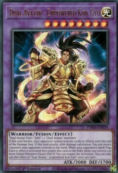 Dual Avatar - Empowered Kon-Gyo Card Front
