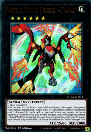 Virtual World Phoenix - Fanfan Card Front