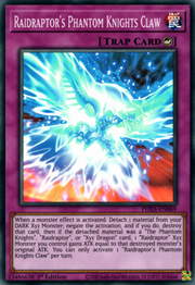 Raidraptor's Phantom Knights Claw · Super Rare 069