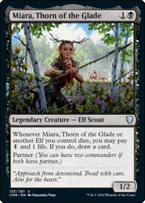 Miara, Thorn of the Glade Card Front