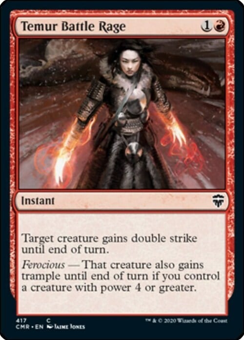 Temur Battle Rage Card Front