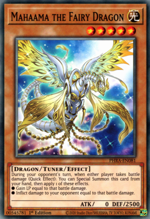 Mahaama the Fairy Dragon Card Front