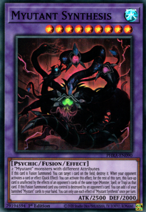 Myutant Synthesis Card Front