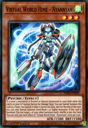 Virtual World Hime - Nyannyan · Super Rare 099