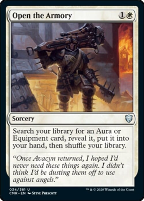 Open the Armory Card Front