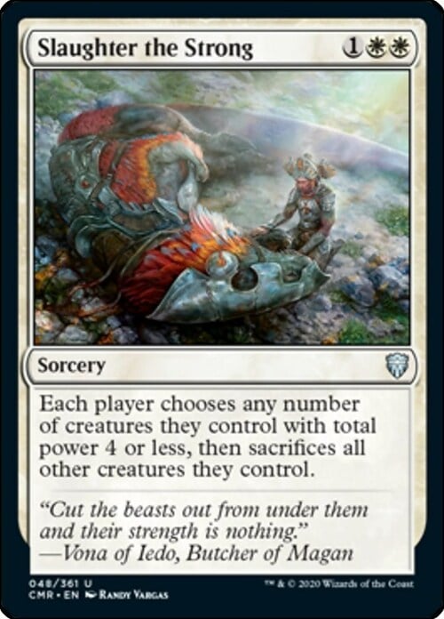 Slaughter the Strong Card Front