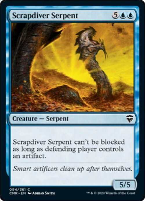 Scrapdiver Serpent Card Front