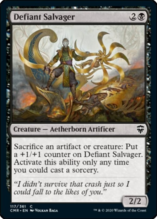 Defiant Salvager Card Front