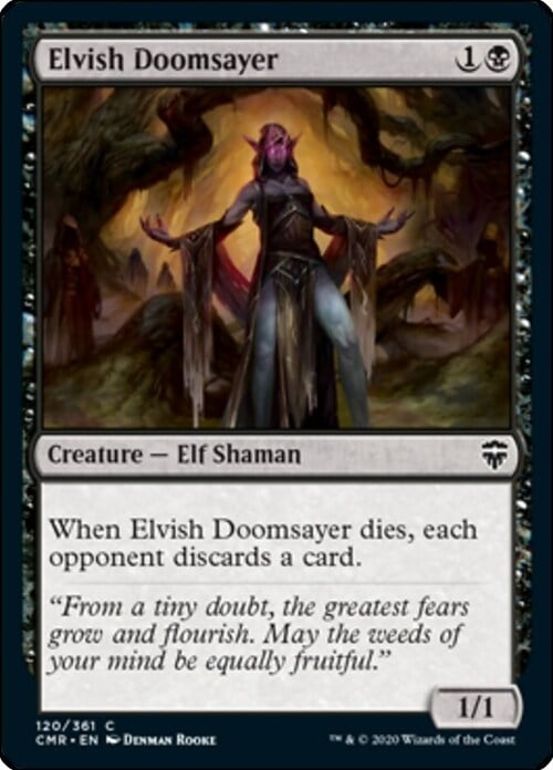 Elvish Doomsayer Card Front