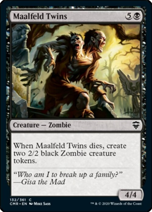 Maalfeld Twins Card Front