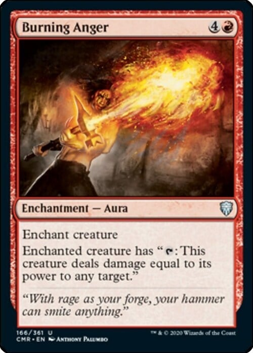 Burning Anger Card Front