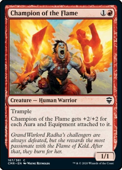Champion of the Flame Card Front