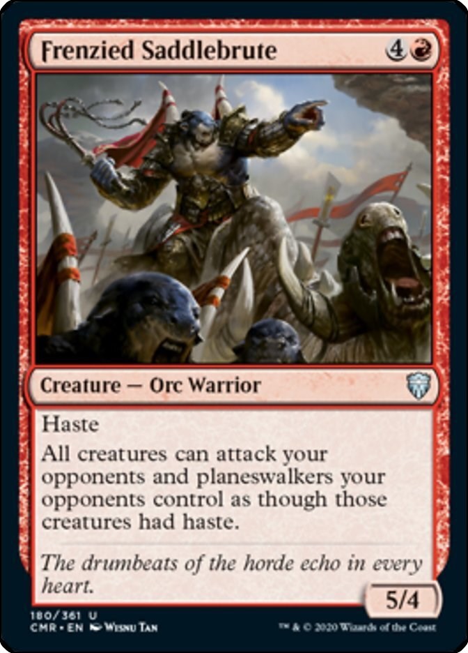 Frenzied Saddlebrute Commander Legends | Magic | CardTrader Frenzied Saddlebrute Commander Legends | Magic | CardTrader